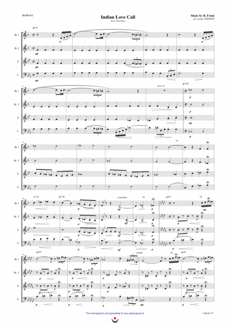 Indian Love Call (arr. Josef STASTNY)