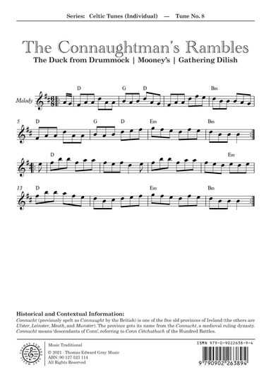 The Connaughtman's Rambles (arr. Thomas Gray)