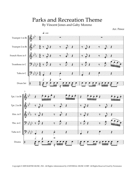 Parks And Recreation Theme (arr. Austin Pence)
