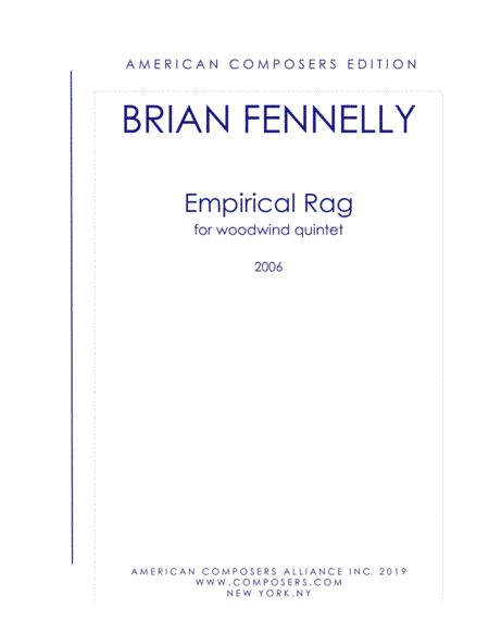 [Fennelly] Empirical Rag (for Wind Quintet)