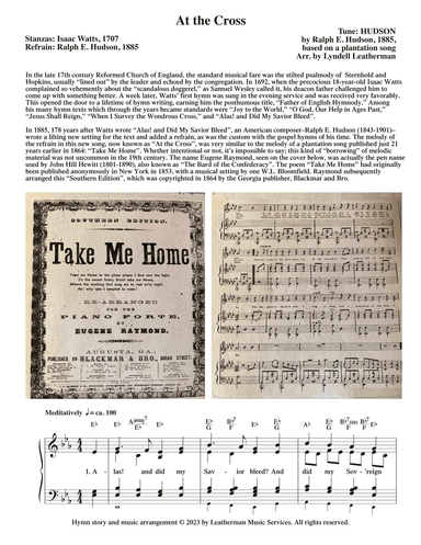At the Cross (arr. Lyndell Leatherman)