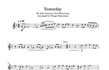 Yesterday (arr. Thiago Marconato)
