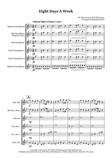 Eight Days A Week (arr. Kayleigh Huelin)