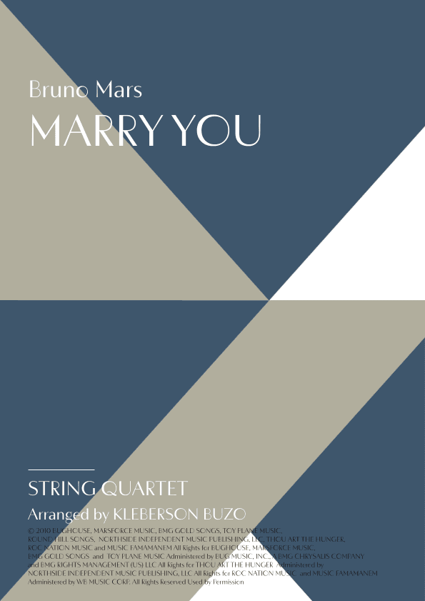 Marry You (arr. Kleberson Buzo)