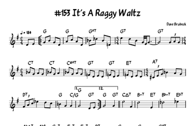 It's A Raggy Waltz (arr. John Fries)