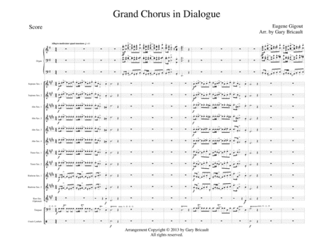 Grand Chorus in Dialogue (arr. Gary Bricault)
