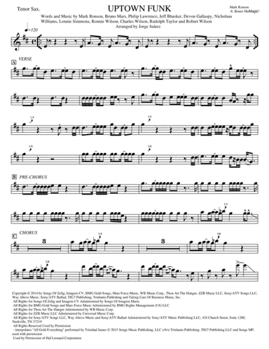 Uptown Funk (arr. Jorge Juárez)