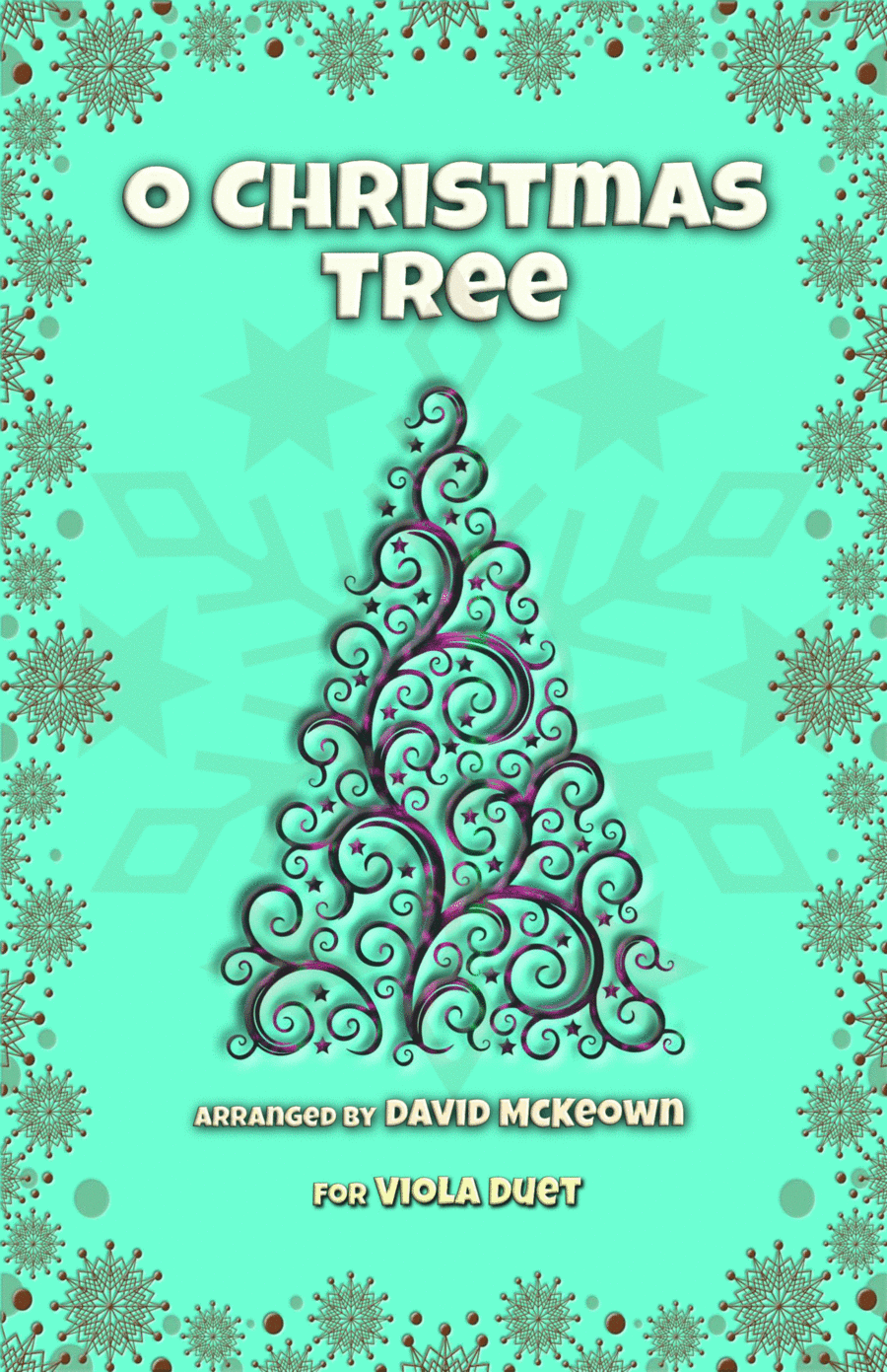 O Christmas Tree, (O Tannenbaum), Jazz style, for Viola Duet (arr. David McKeown)