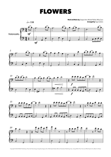 Flowers (arr. Tiago Cordeiro)