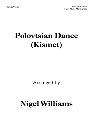 Polovtsian Dance, Duet for Flute and Violin (arr. Nigel Williams)