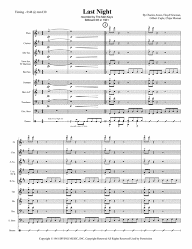 Last Night (arr. Bandroom.com Publications)