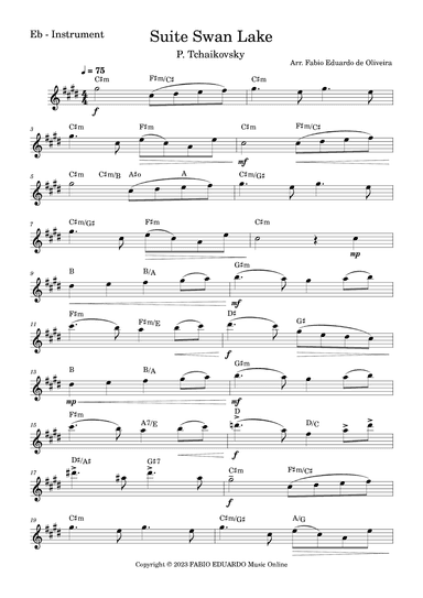 Swan Lake (Tchaikovsky) (arr. Fabio Eduardo de Oliveira)