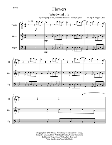 Flowers (arr. José angel Ortiz ramirez)