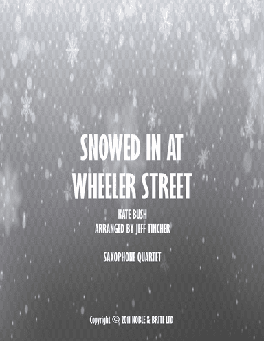 Snowed In At Wheeler Street (arr. Jeff Tincher)