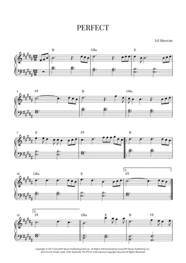 Perfect (arr. Cadenza Editions)