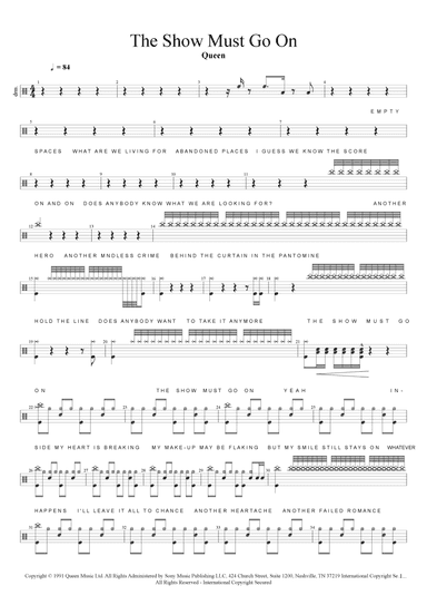 The Show Must Go On (arr. Cyril Mayer)
