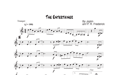 The Entertainer (arr. P. R. Frederick)