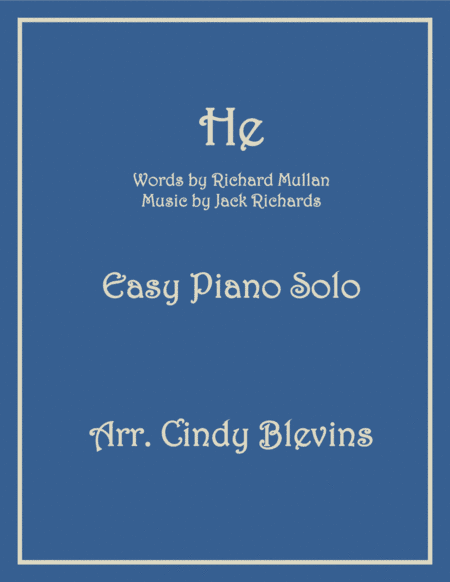 He (arr. Cindy Blevins)
