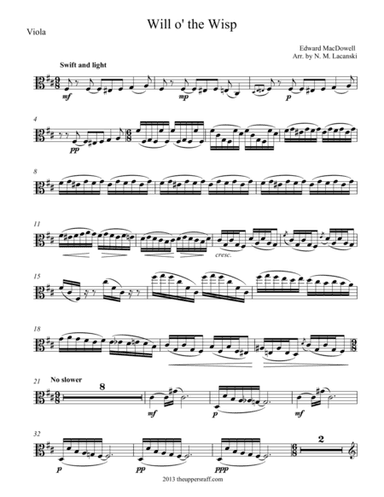 Will 'o the Wisp (arr. Nick Lacanski)