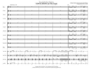 Copacabana (at The Copa) (arr. Jonathan L Nelson)