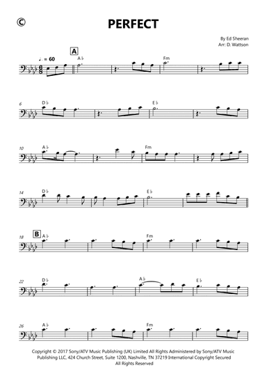 Perfect (arr. Douglas Wattson)