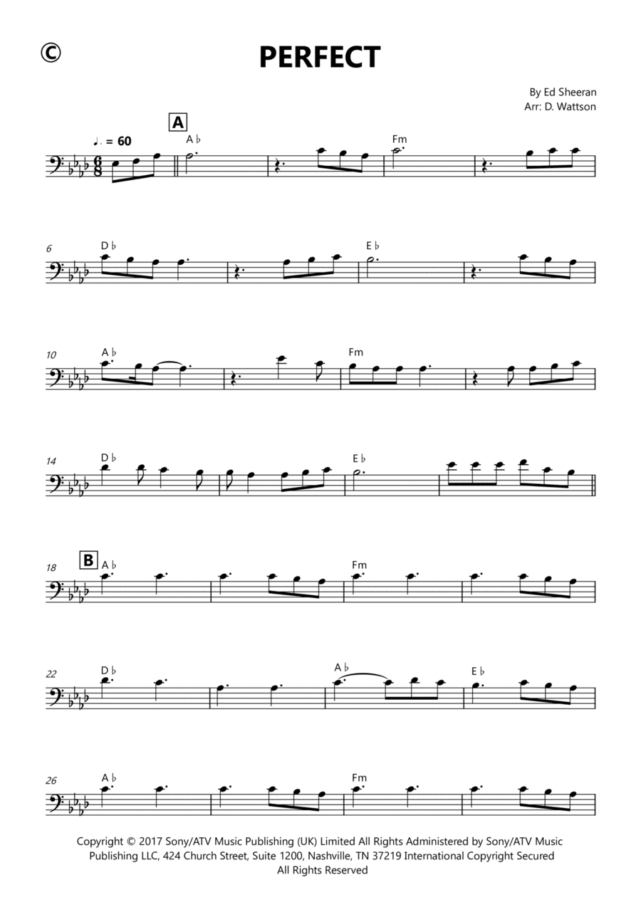 Perfect (arr. Douglas Wattson)