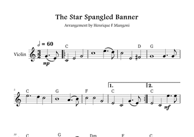 The Star-Spangled Banner (arr. Henrique F Mangoni)