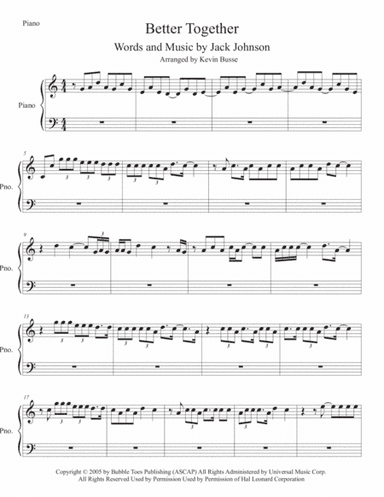 Better Together (arr. Kevin Busse)