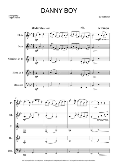 Danny Boy (arr. Tiago Cordeiro)