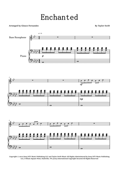 Enchanted (arr. Glauco Fernandes)