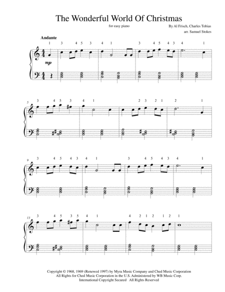 The Wonderful World Of Christmas (arr. Samuel Stokes)