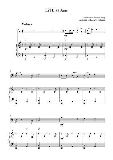 Li'l Liza Jane (arr. Kaiserin Rebecca)