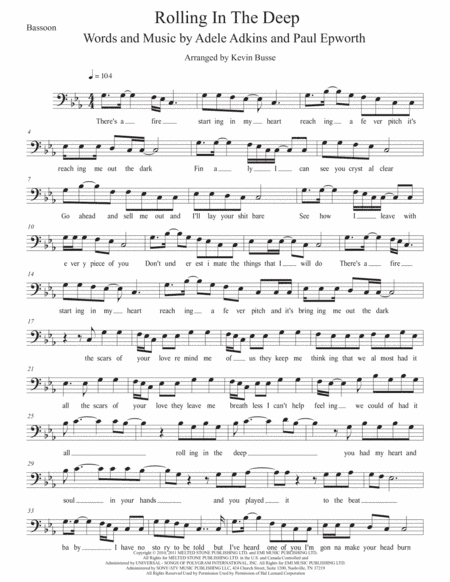 Rolling In The Deep (arr. Kevin Busse)