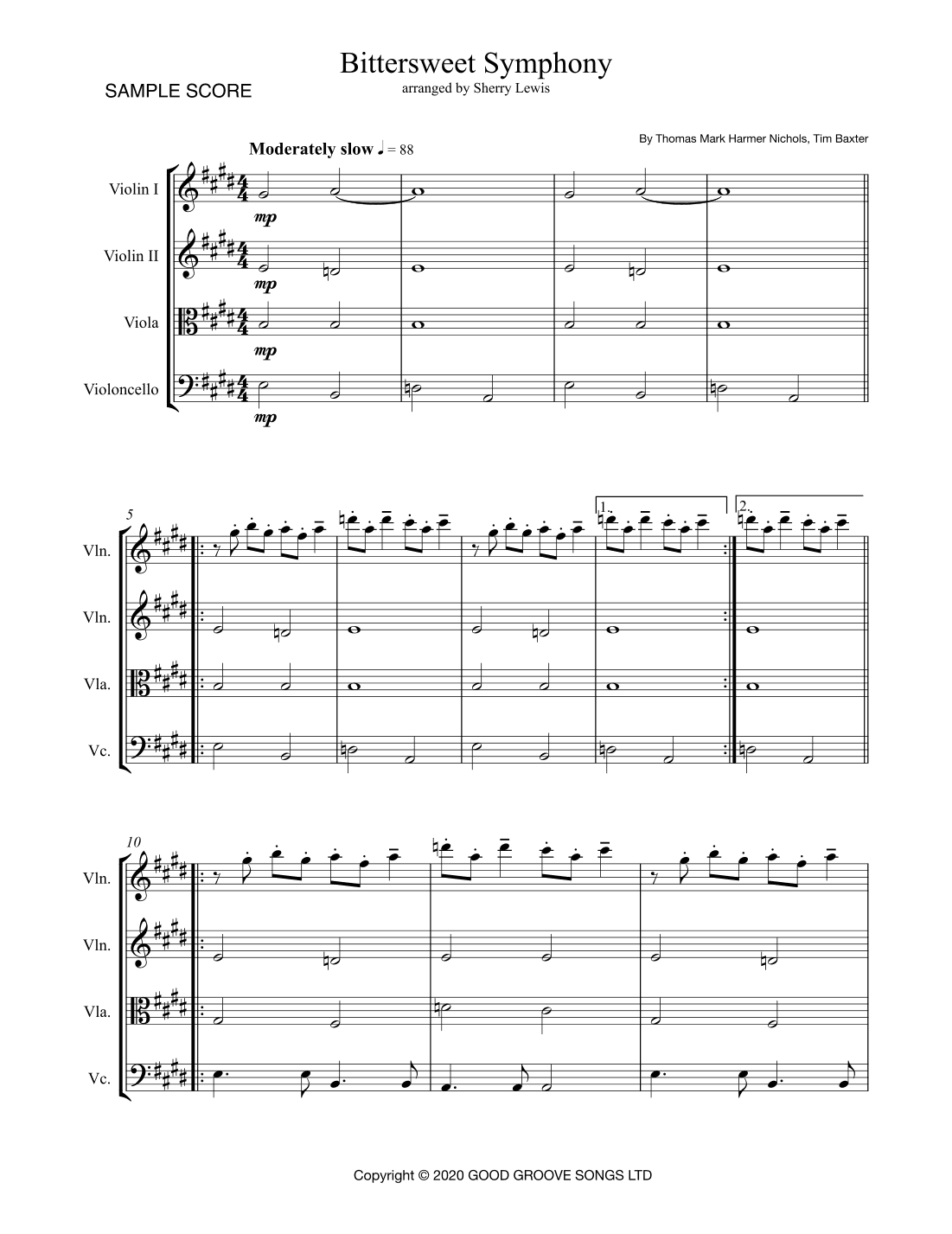 Bittersweet Symphony (arr. Sherry Lewis)