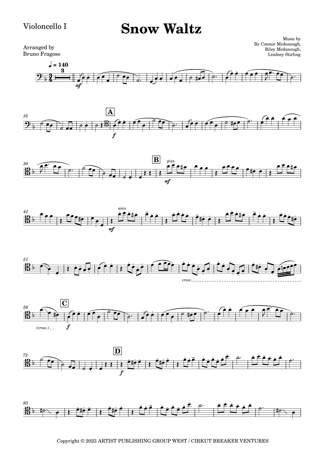 Snow Waltz (arr. Bruno Fragoso de Almeida)
