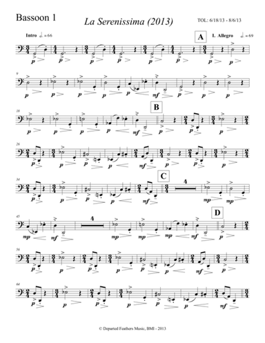 La Serenissima (2013) bassoon 1