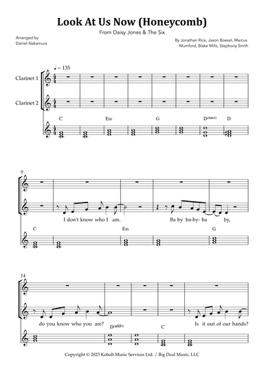 Look At Us Now (honeycomb) (arr. Daniel Nakamura)