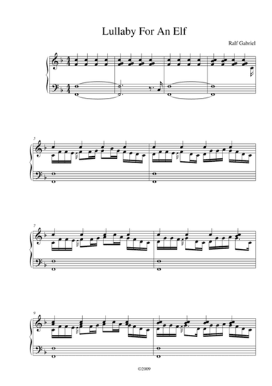 Lullaby for an Elf
