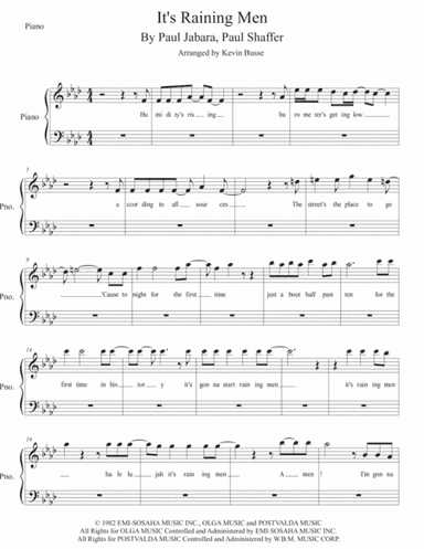 It's Raining Men (arr. Kevin Busse)
