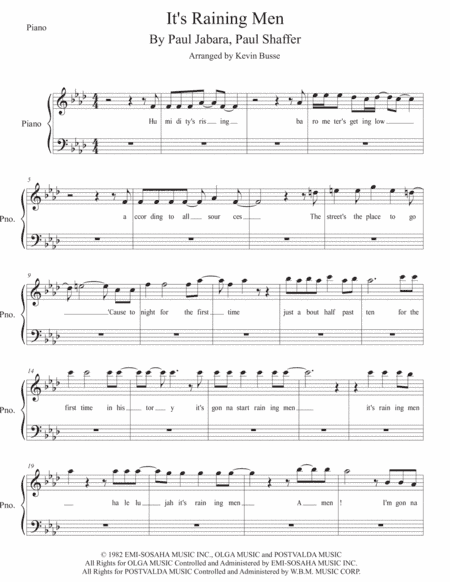 It's Raining Men (arr. Kevin Busse)