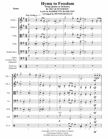 Hymn To Freedom (arr. Dennis Ruello)