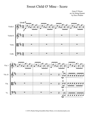 Sweet Child O' Mine (arr. Dave Prudon)