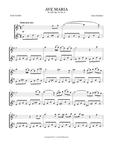 Ave Maria (arr. Mark Phillips)