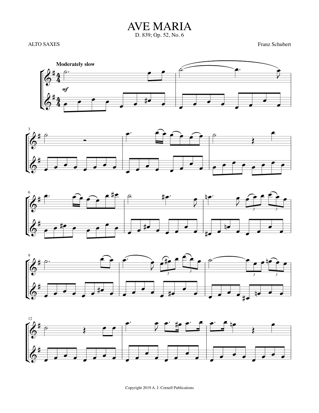 Ave Maria (arr. Mark Phillips)
