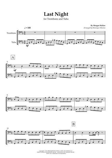 Last Night (arr. Henrique Oliveira)