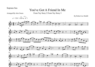 You've Got A Friend In Me (arr. Alex Souza)