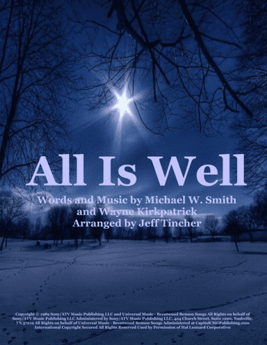 All Is Well (arr. Jeff Tincher)