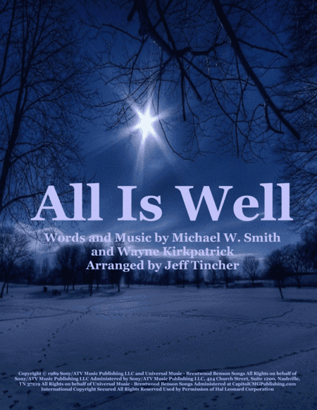 All Is Well (arr. Jeff Tincher)