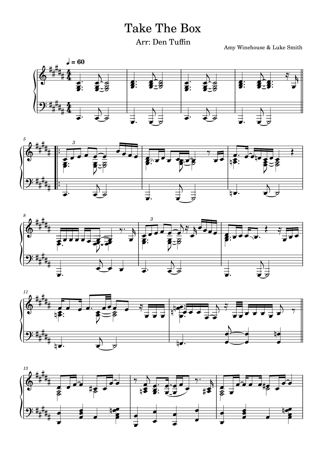Take The Box (arr. Den Tuffin)