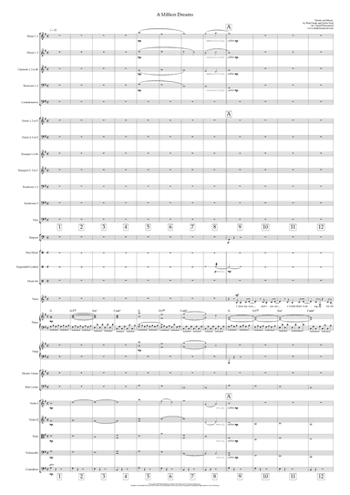 A Million Dreams (arr. Daniel Brinsmead)